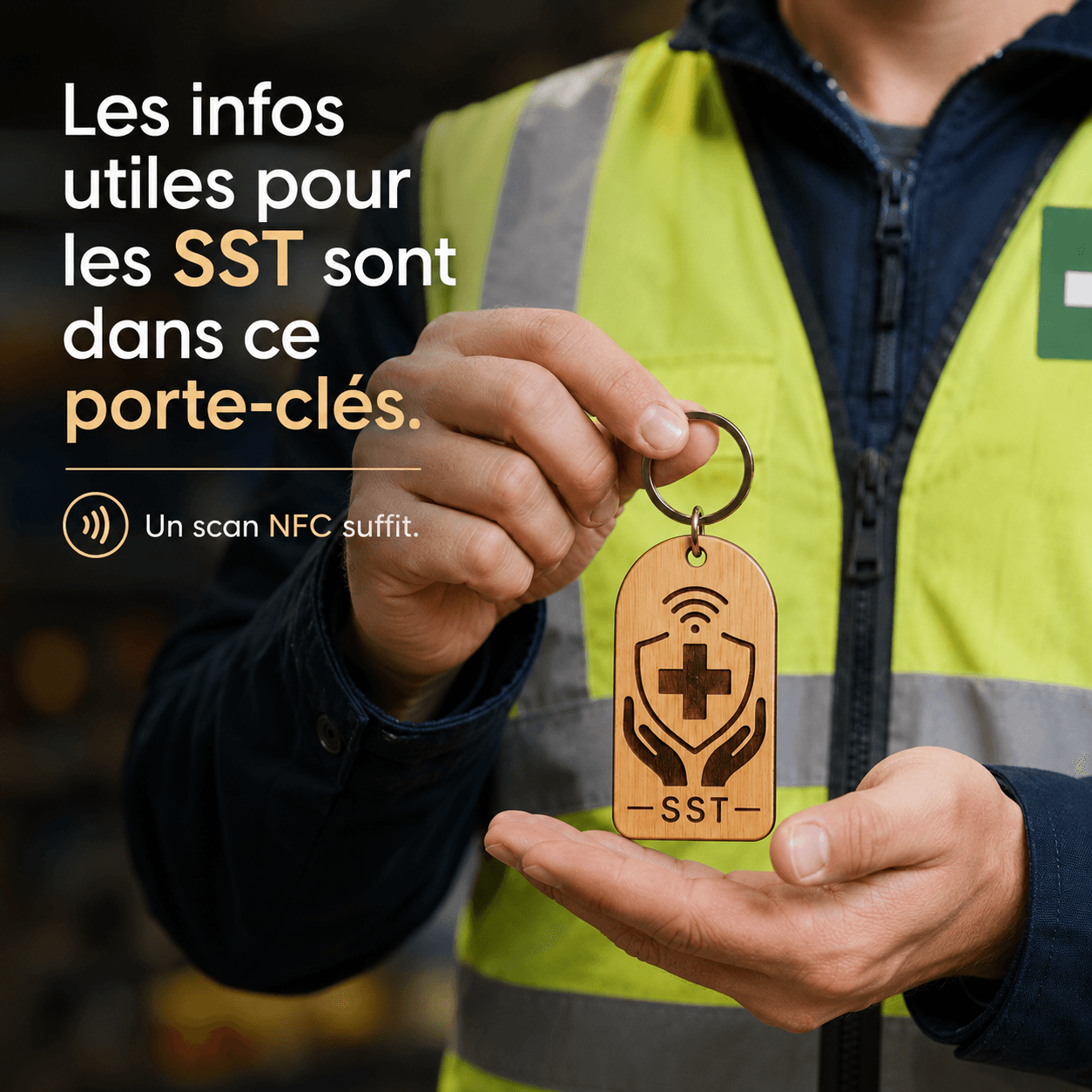 Porte-cle SST