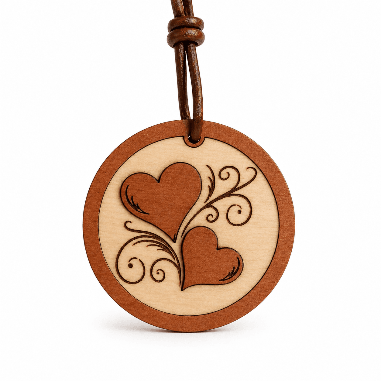Collier Double Cœur